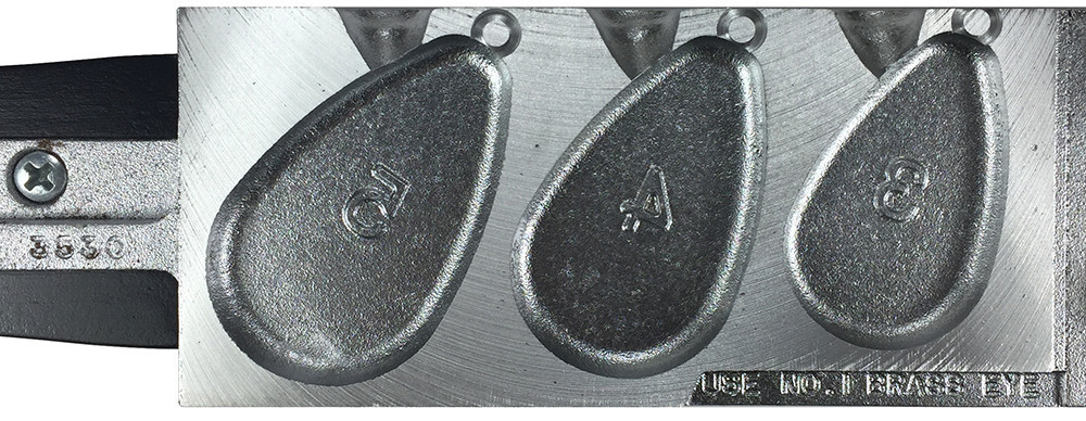 Do-It Molds Do-It No Roll Sinker Molds with Brass Eye