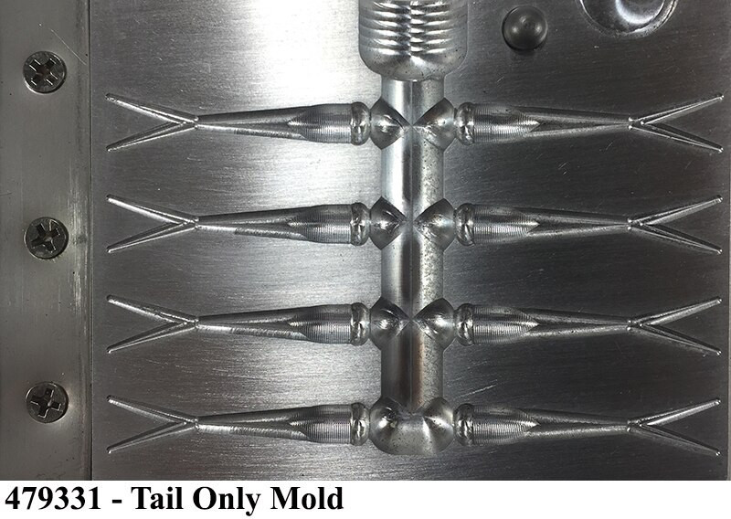 Do-It Molds Do-It CNC 2.5" Crappie Fluke Mold Do-It Molds Do-It CNC 2.5" Crappie Fluke Mold