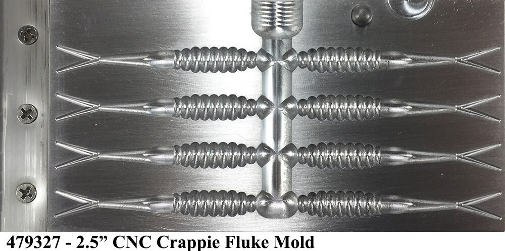 Do-It Molds Do-It CNC 2.5" Crappie Fluke Mold Do-It Molds Do-It CNC 2.5" Crappie Fluke Mold