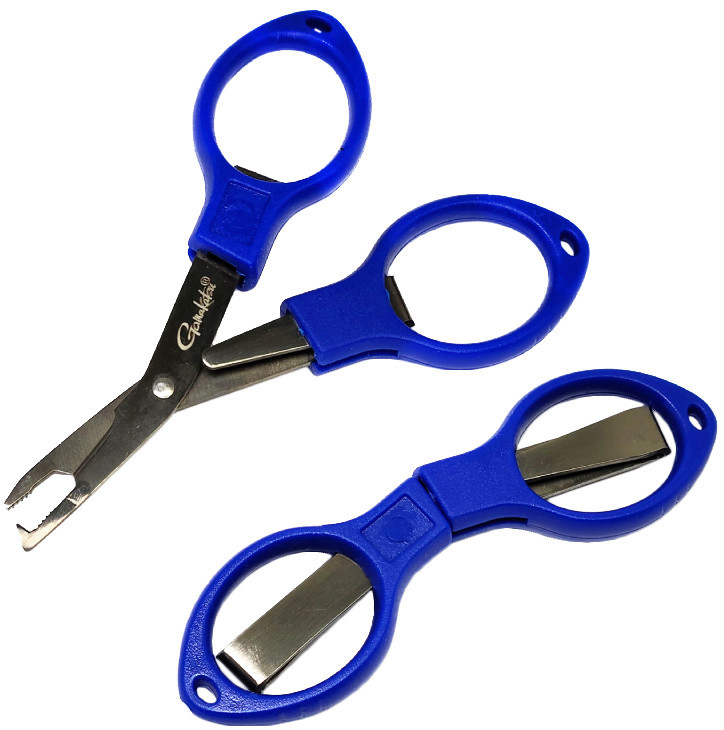 Gamakatsu Folding Braid Scissors with Split Ring Pliers