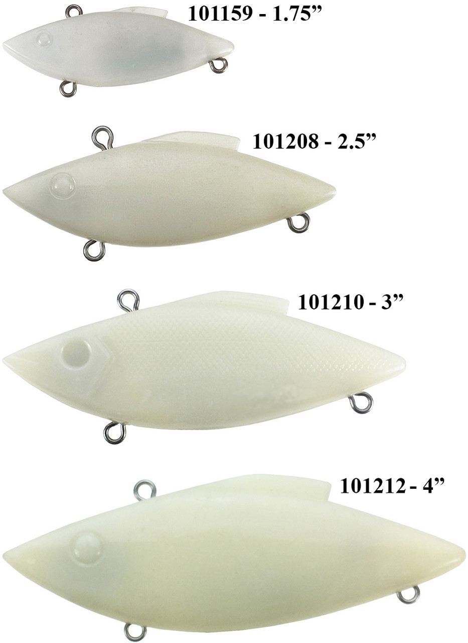  Lure Body - 3/4oz. Lipless Diver - 3.5" Long