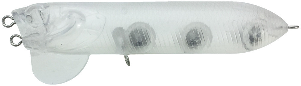  Lure Body - 1/2oz. Double Eyed Topwater Popper - 3.5" Long