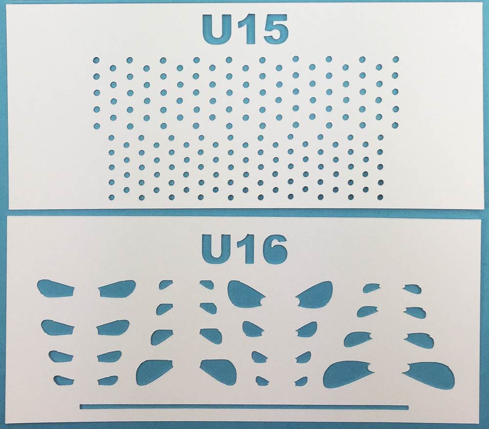 Universal Lure Body Airbrush Stencils  Universal Lure Body Airbrush Stencils