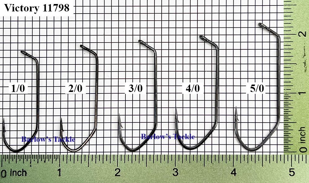 Victory Hooks Victory 11798BN Jig Hook 1/0 - 5/0 Victory Hooks Victory 11798BN Jig Hook 1/0 - 5/0