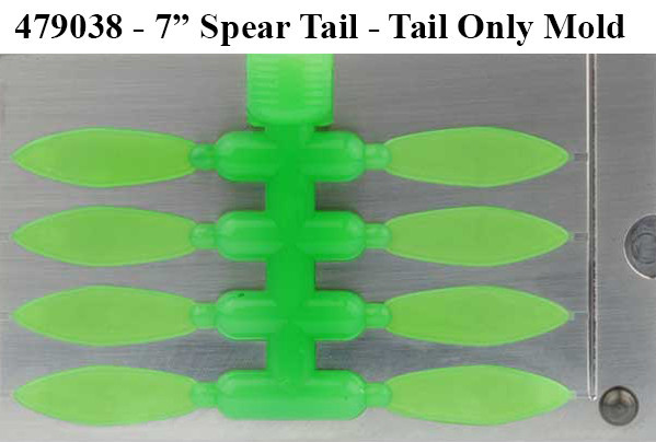 Do-It Molds Do-It CNC Spear Tail Worm Molds Do-It Molds Do-It CNC Spear Tail Worm Molds