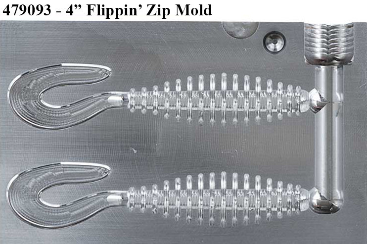 Do-It Molds Do-It CNC 4" Flippin' Zip Mold Do-It Molds Do-It CNC 4" Flippin' Zip Mold