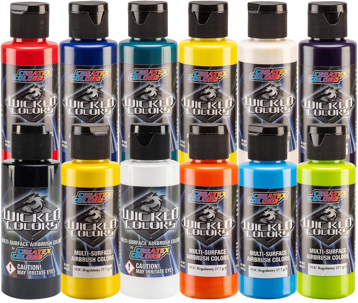  Createx Airbrush Wicked Opaque 12 Paint Set