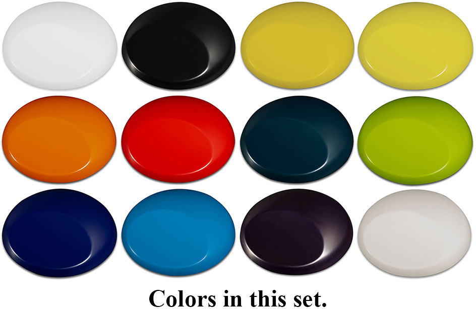  Createx Airbrush Wicked Opaque 12 Paint Set