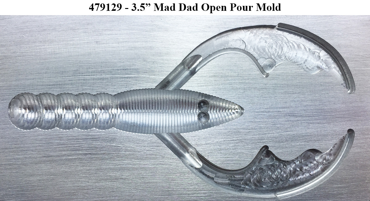 Do-It Molds Do-It CNC Mad Dad Craw Open Pour Molds Do-It Molds Do-It CNC Mad Dad Craw Open Pour Molds