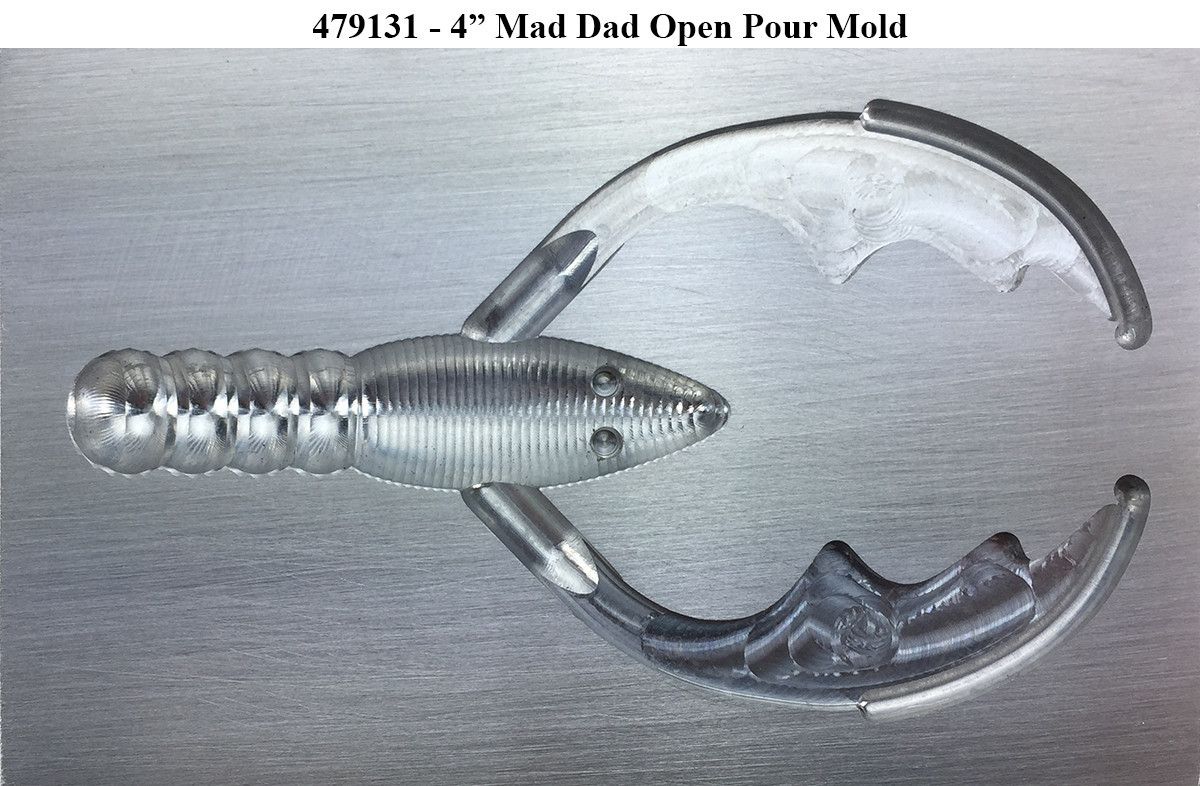 Do-It Molds Do-It CNC Mad Dad Craw Open Pour Molds Do-It Molds Do-It CNC Mad Dad Craw Open Pour Molds
