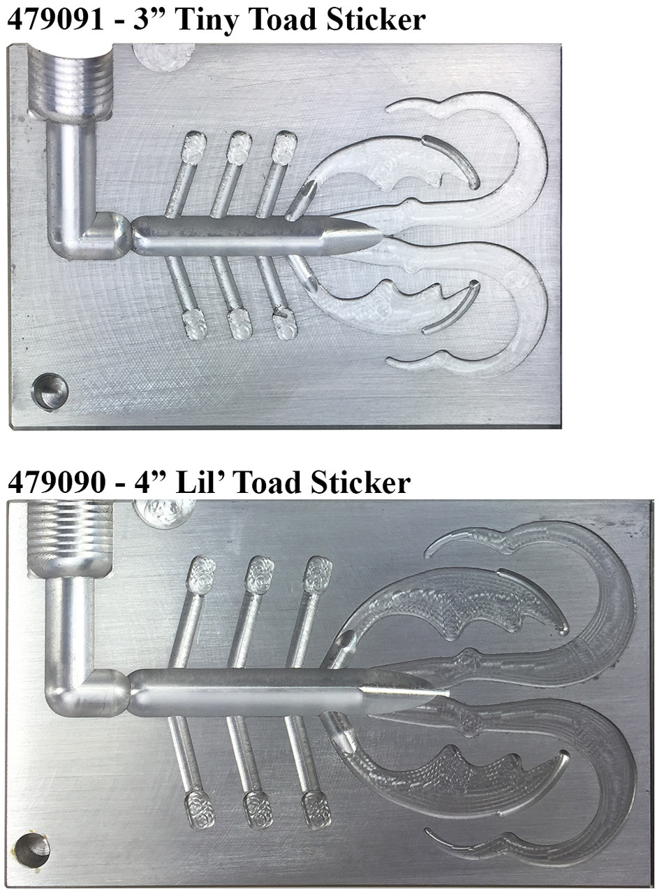 Do-It Molds Do-It CNC Toad Sticker Molds Do-It Molds Do-It CNC Toad Sticker Molds