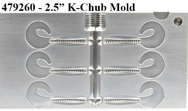 Do-It Molds Do-It CNC K-Chub Grub Molds Do-It Molds Do-It CNC K-Chub Grub Molds