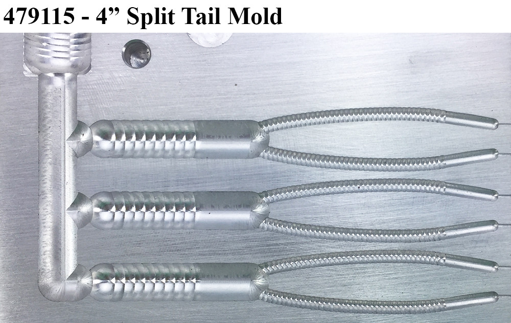 Do-It Molds Do-It CNC 4" Split Tail Worm Mold