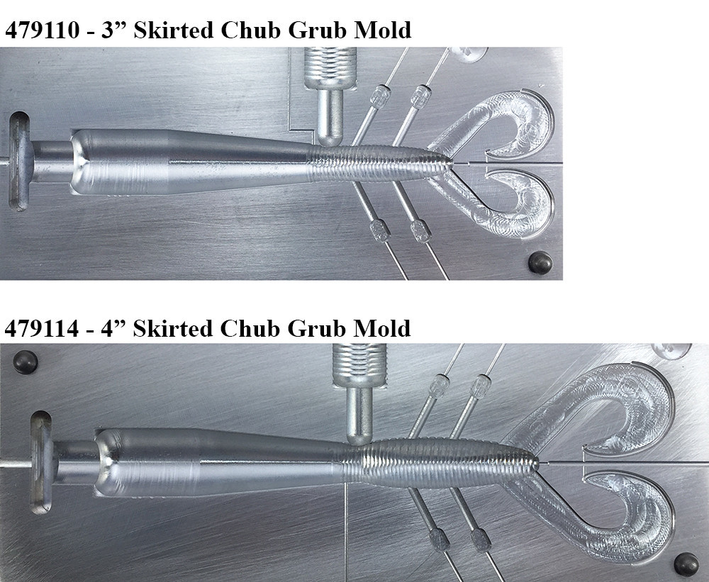 Do-It Molds Do-It CNC Skirted Chub Grub Molds