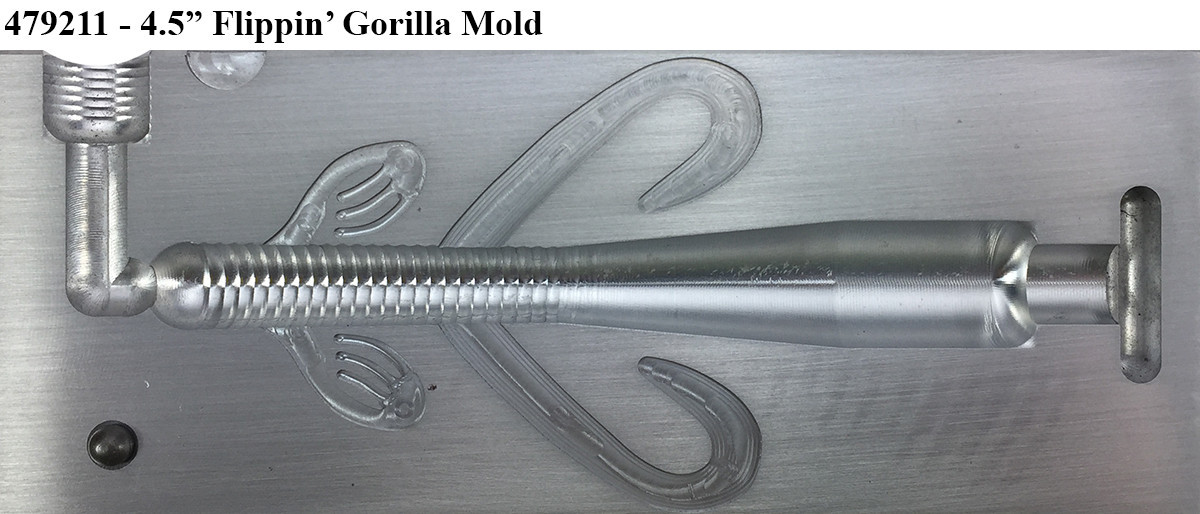 Do-It Molds Do-It CNC 4.5" Flippin' Gorilla Mold Do-It Molds Do-It CNC 4.5" Flippin' Gorilla Mold