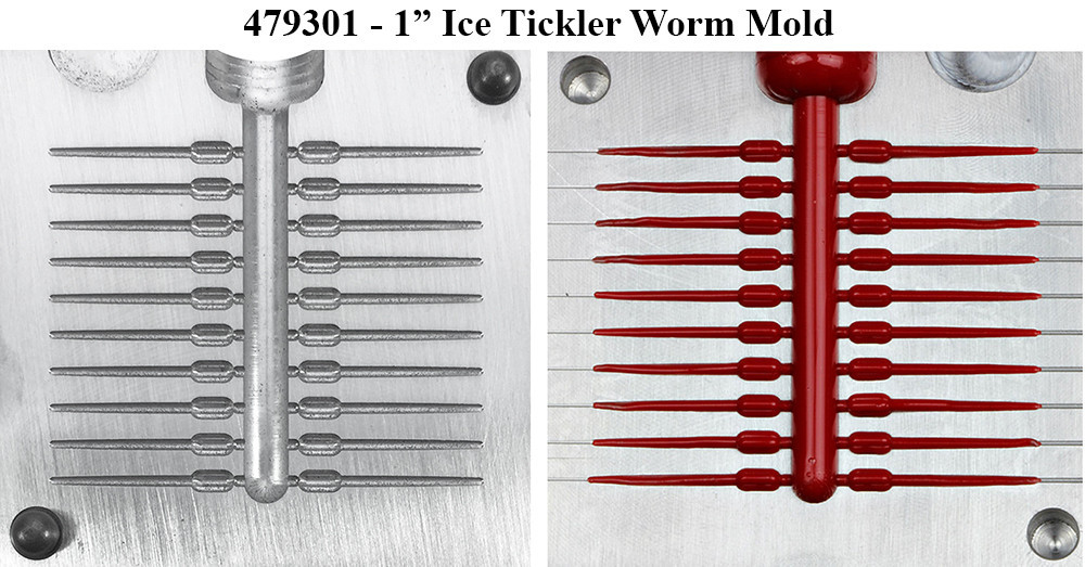 Do-It Molds Do-It CNC 1" Ice Tickler Worm Mold