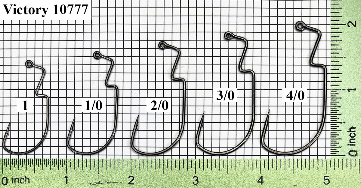 Victory Hooks Victory 10777 BN Jig Hook - Size 1-4/0 Victory Hooks Victory 10777 BN Jig Hook - Size 1-4/0