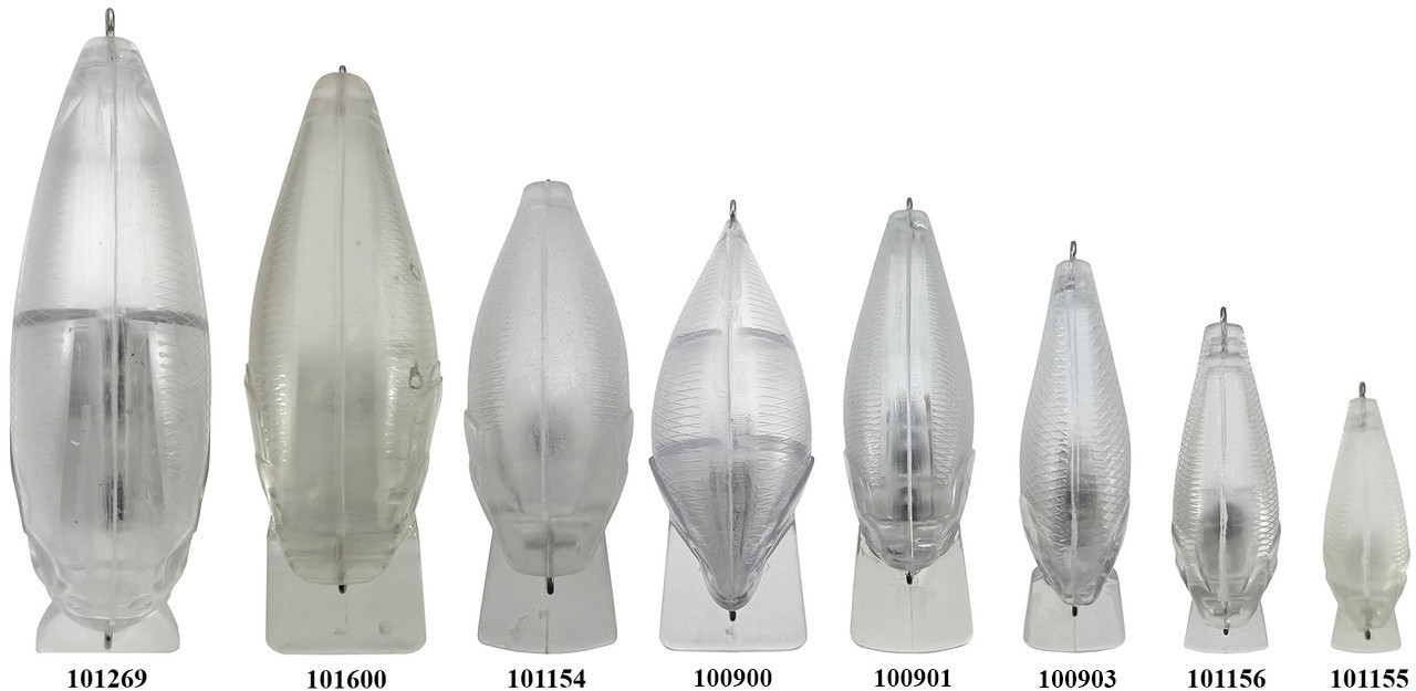   Micro Square Bill Lure Body - Shallow Diver 1/8oz. - 1.75" Long