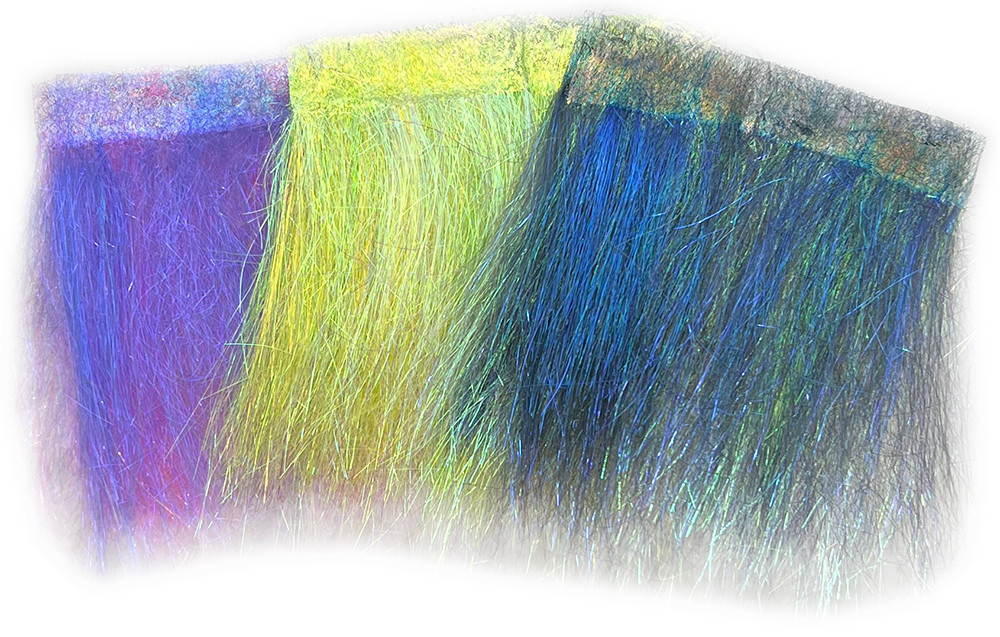  Hareline Ice Dub Minnow Back Shimmer Fringe