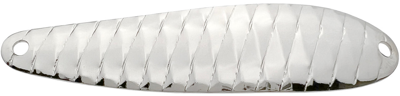  Prism Pattern Nickel Plated Steel Flutter Spoon Blanks