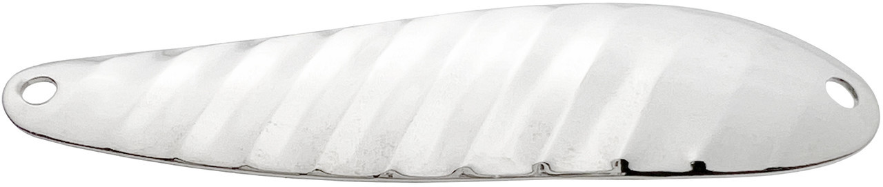  Ribbed Pattern Nickel Plated Steel Flutter Spoon Blanks