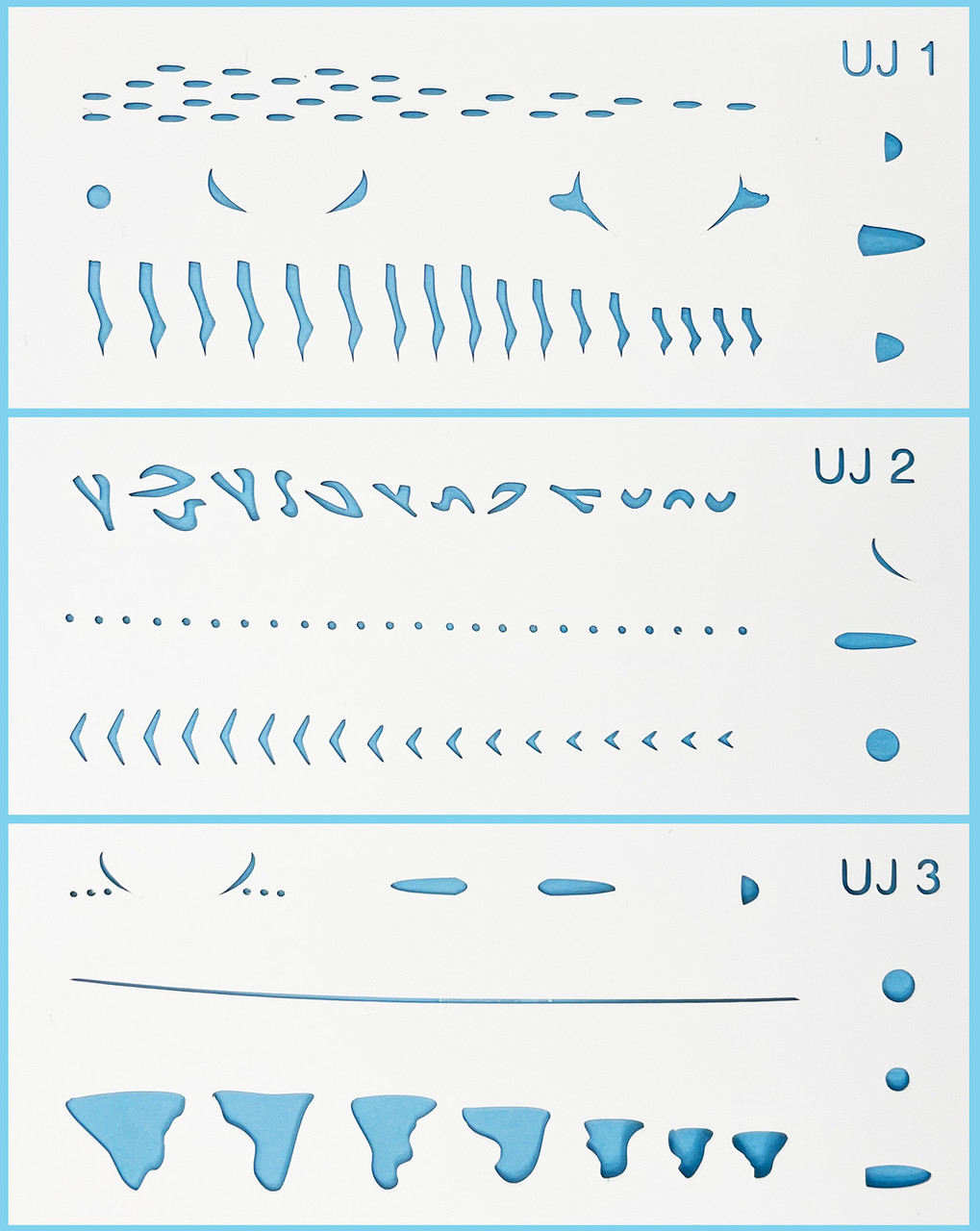 Universal Jerkbait Stencil Kit  Universal Jerkbait Stencil Kit