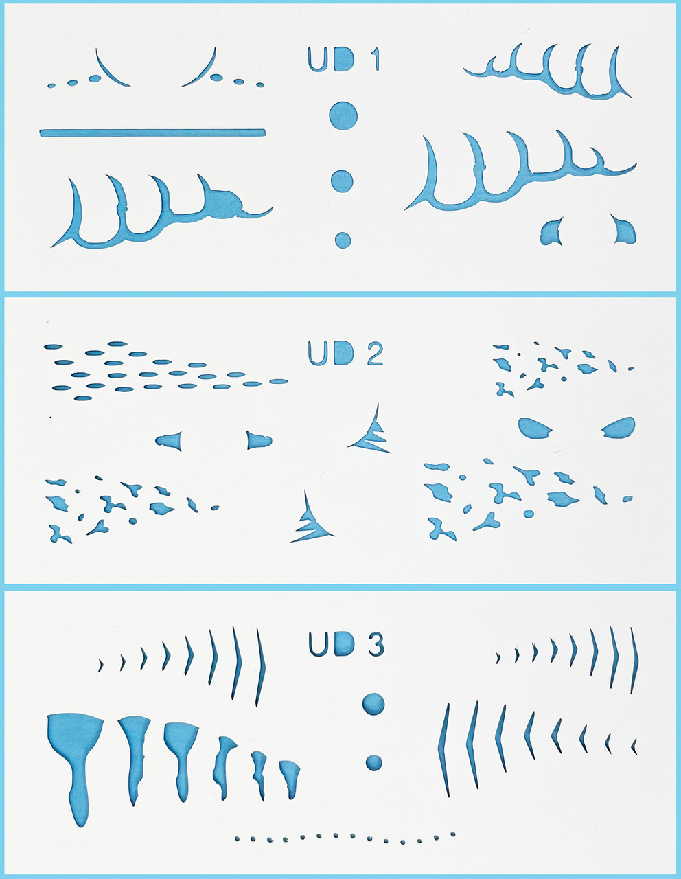 Universal Diver Stencil Kit  Universal Diver Stencil Kit