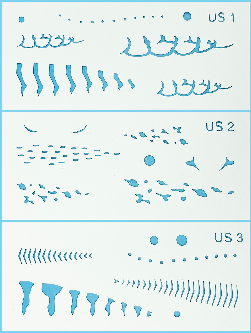 Universal Shad Stencil Kit - Barlow's Tackle
