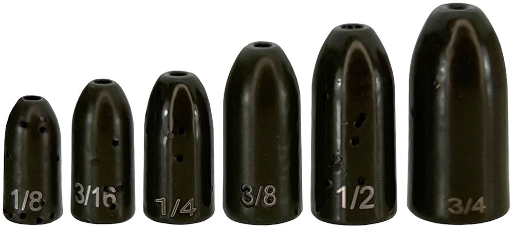 Bass Reaper Green Tungsten Worm Weights  Bass Reaper Green Tungsten Worm Weights