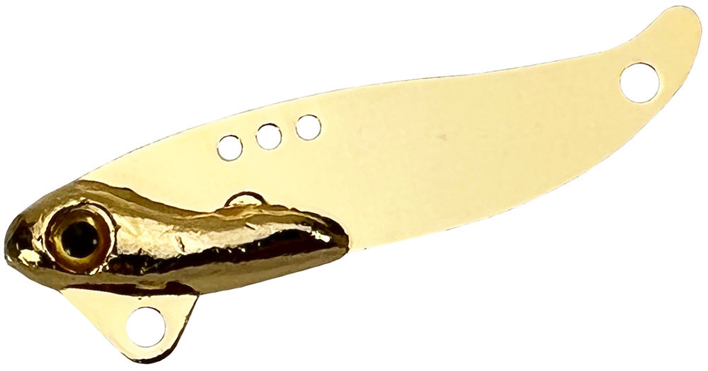 1/4oz. Gold Plated Blade Bait Blank CLOSEOUT Barlow's Tackle