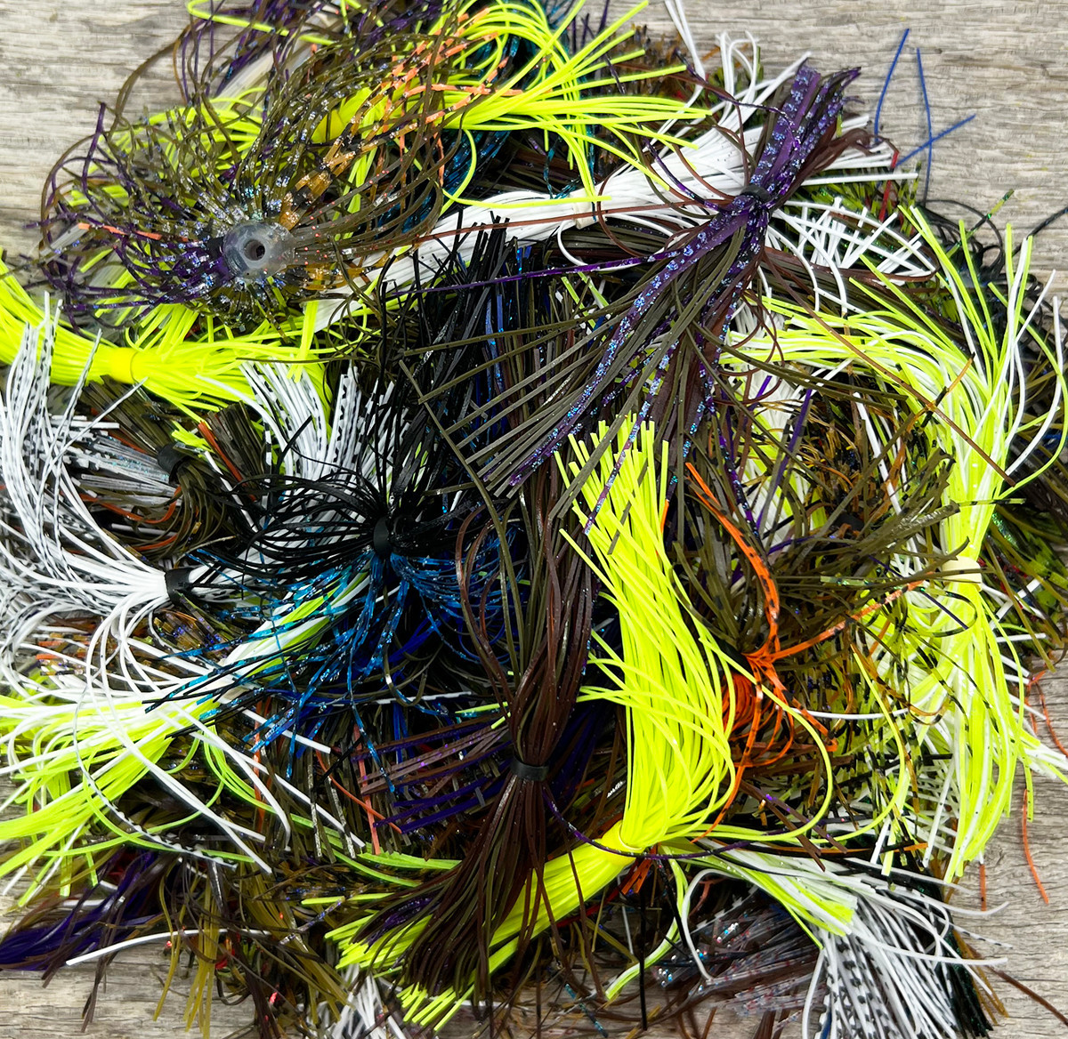 Closeout 2023 1/2 Pound of Mixed Silicone Skirts