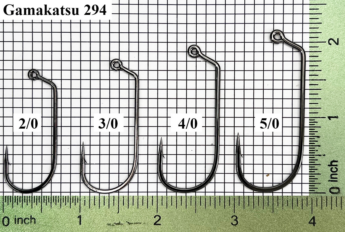 Gamakatsu 294 Jig Hook  Sizes 2/0 - 5/0  Gamakatsu 294 Jig Hook  Sizes 2/0 - 5/0