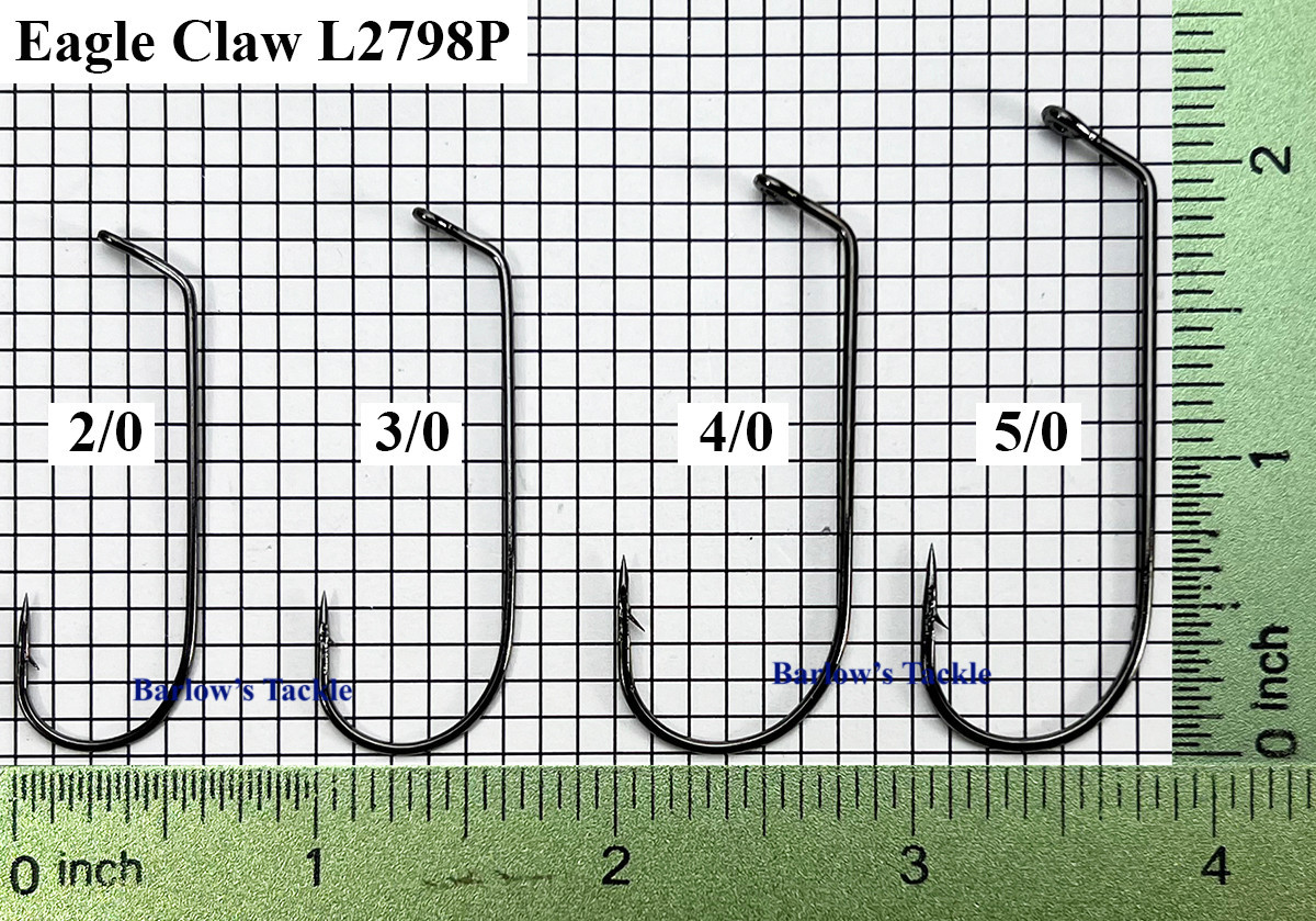 Eagle Claw Hooks Eagle Claw L2798P Jig Hooks Size 2/0-5/0
