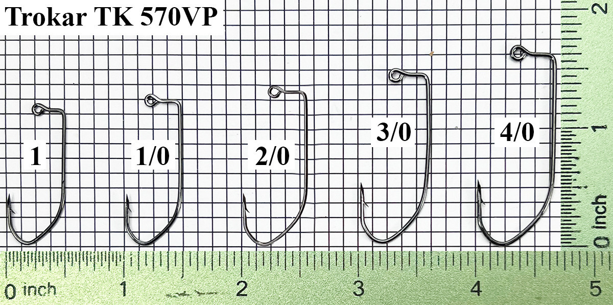 Trokar Hooks Trokar TK 570VP - Jig Hooks  Sizes 1-4/0 Trokar Hooks Trokar TK 570VP - Jig Hooks  Sizes 1-4/0