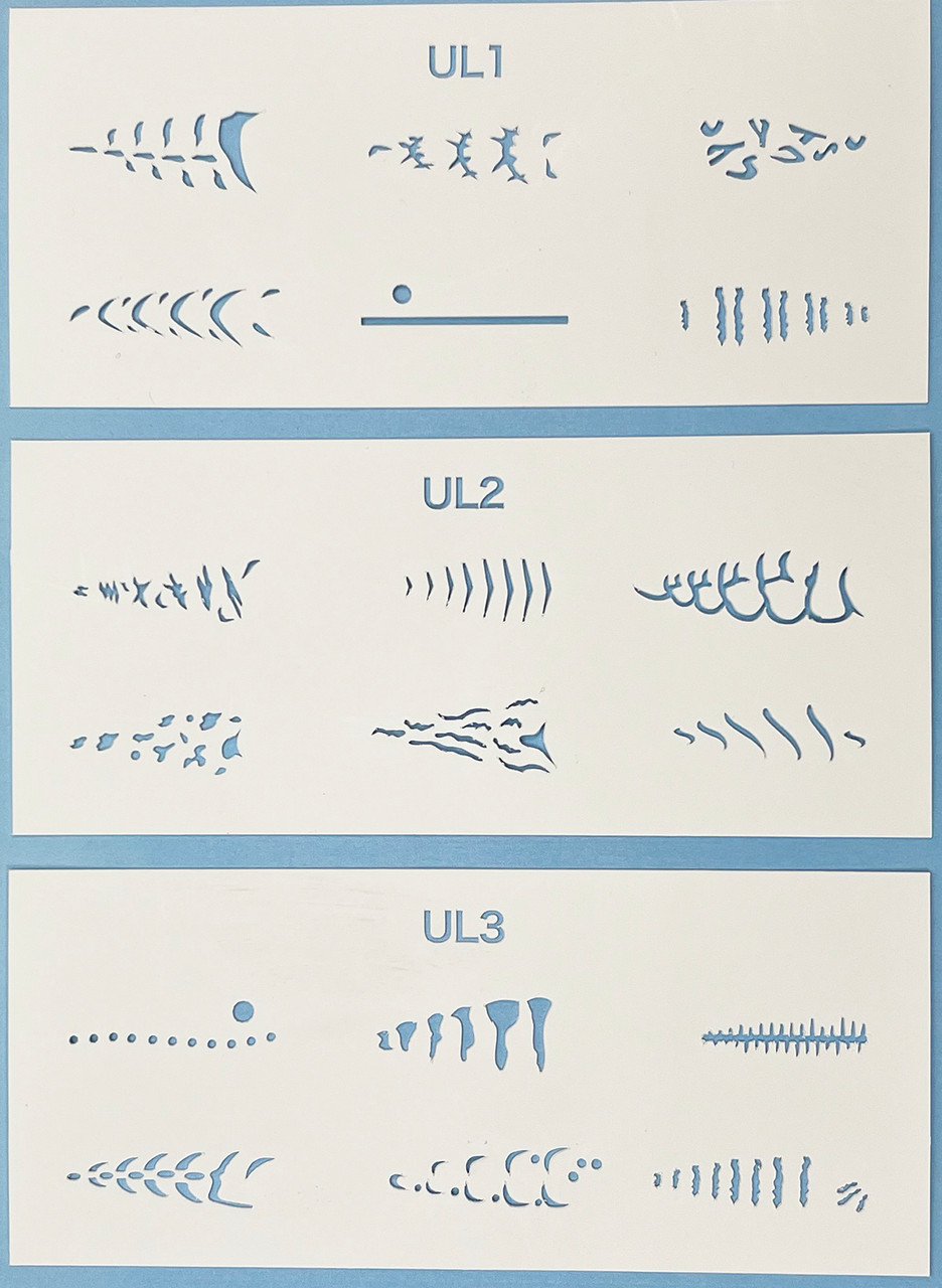 Serious Lures Universal Ultralight Lure 3 Stencil Kit