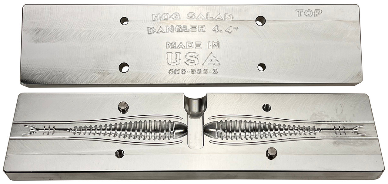 Hog Salad Bait Molds Hog Salad CNC Dangler Worm Molds