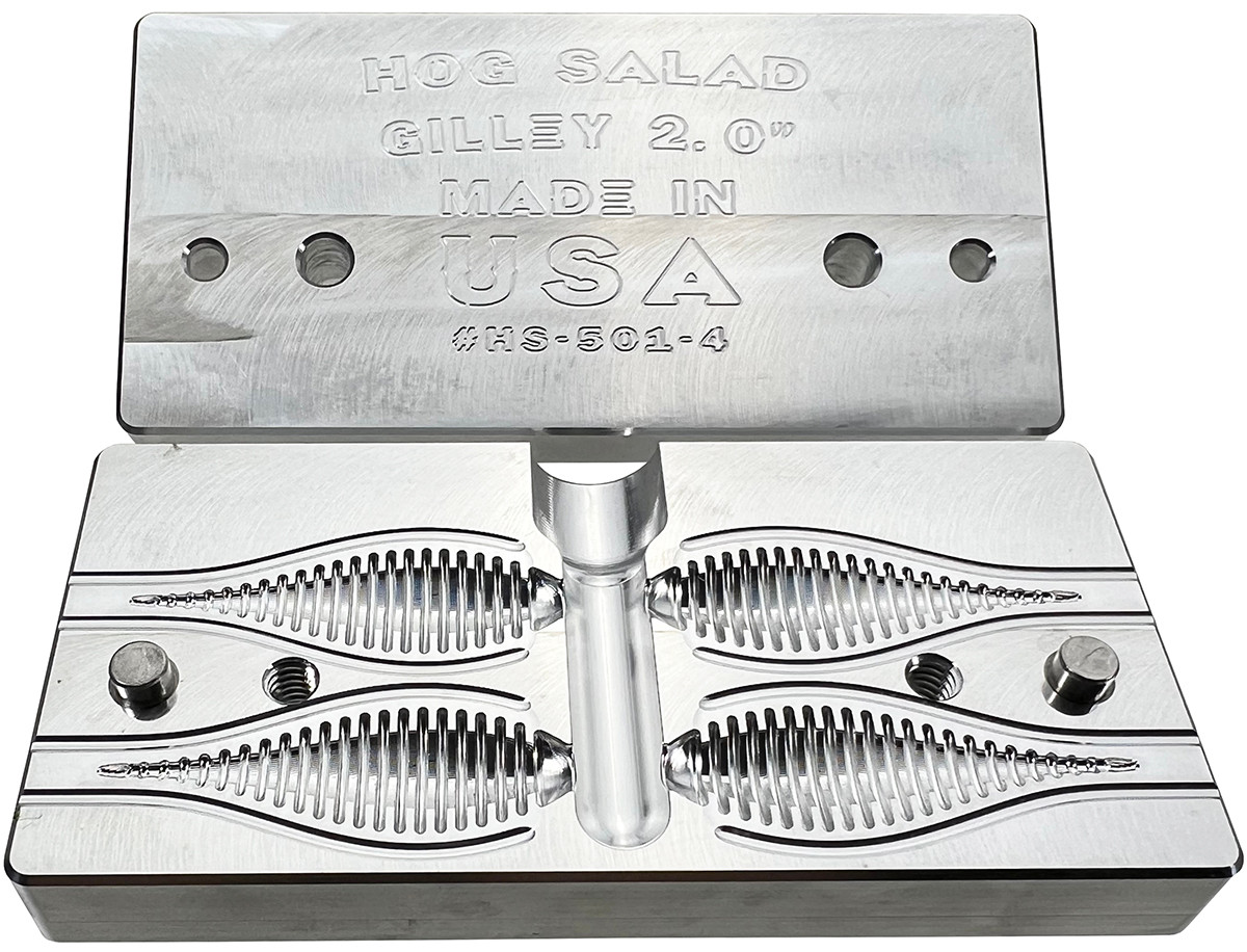 Hog Salad Bait Molds Hog Salad CNC Gilley Worm Molds Hog Salad Bait Molds Hog Salad CNC Gilley Worm Molds