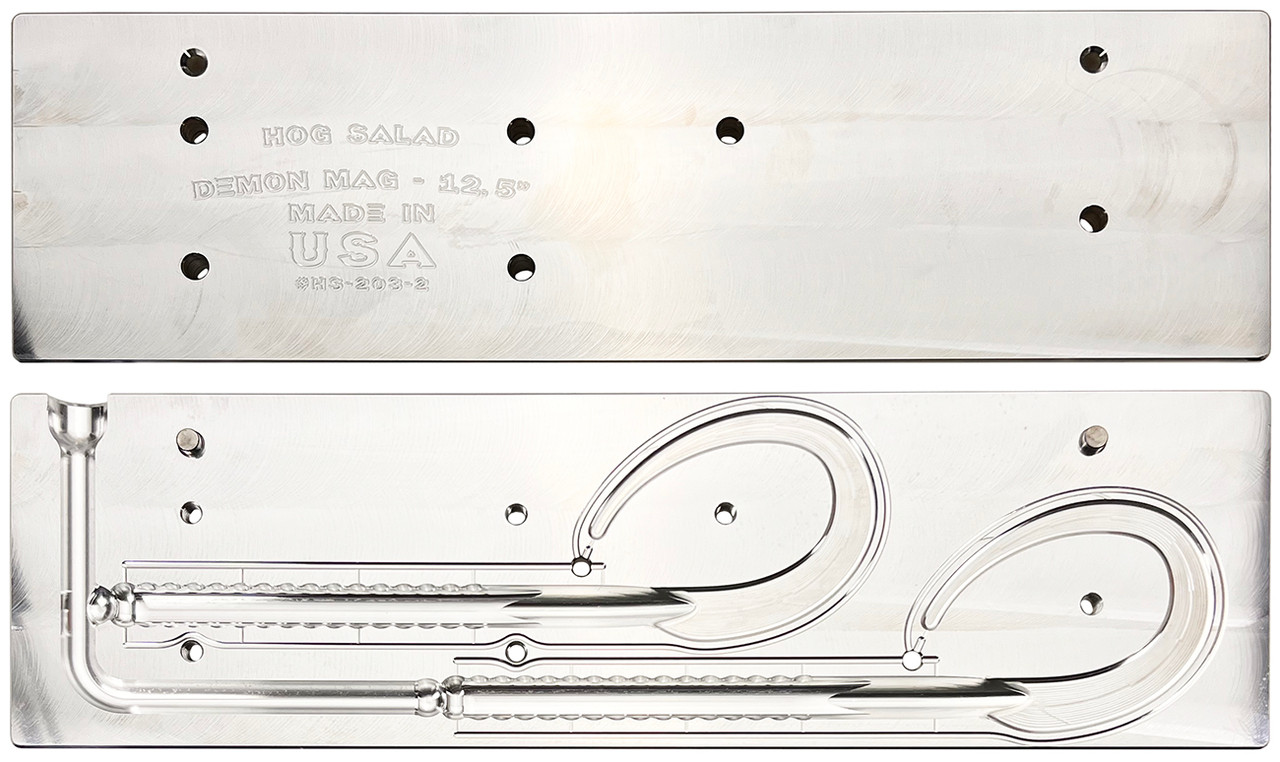 Hog Salad Bait Molds Hog Salad CNC 12.5" Demon Mag  Worm Mold Hog Salad Bait Molds Hog Salad CNC 12.5" Demon Mag  Worm Mold