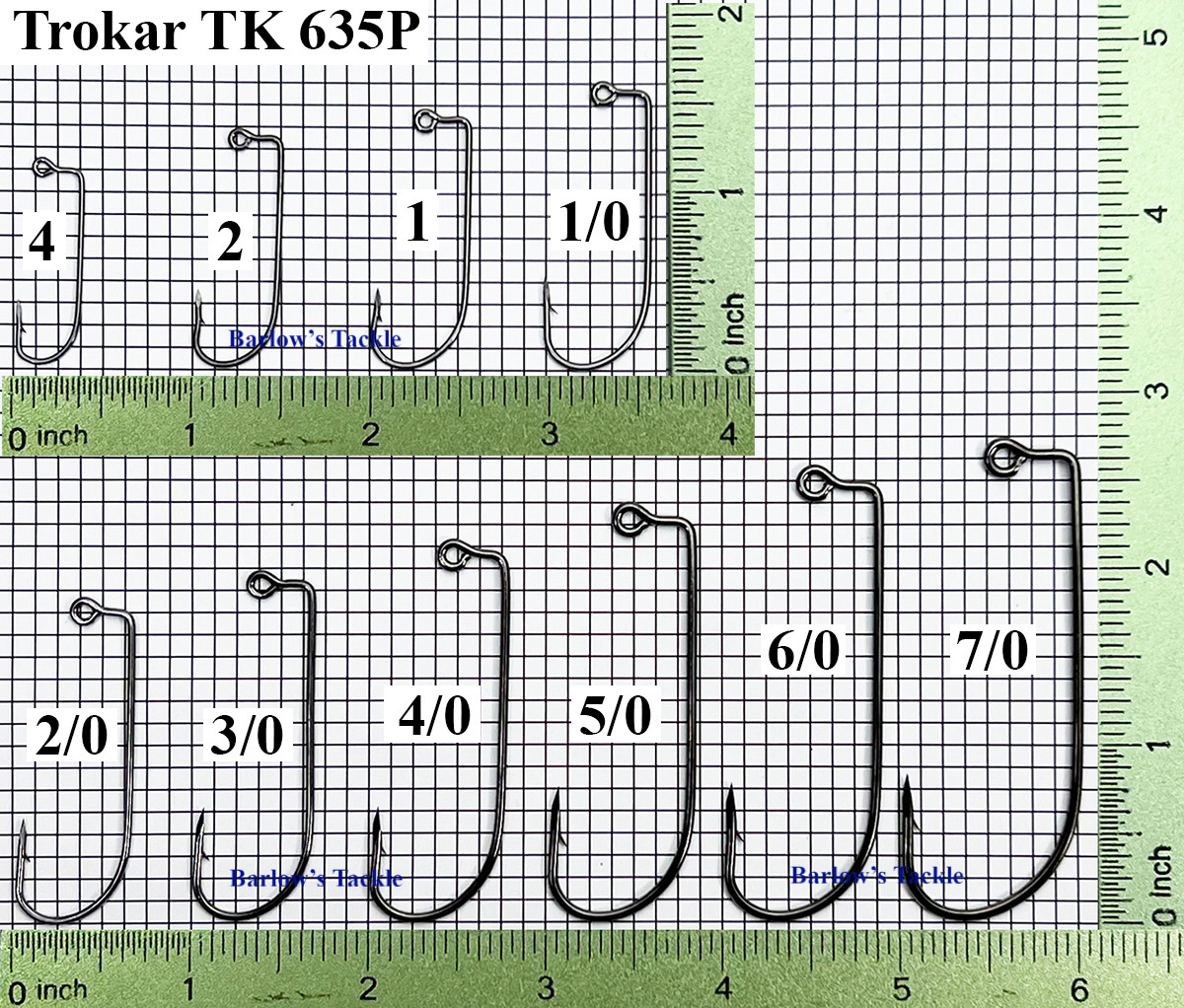 Trokar Hooks Trokar TK 635P Jig Hooks Sizes 4-7/0