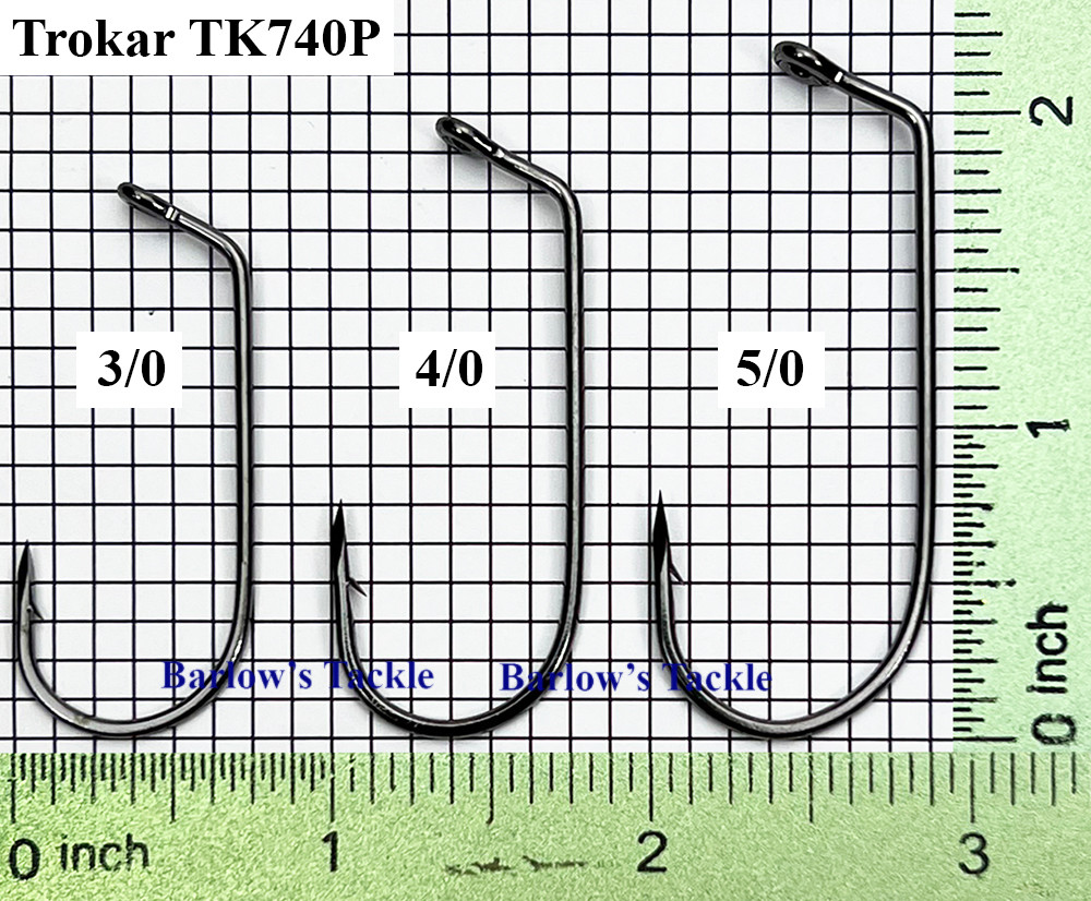 Trokar Hooks Trokar TK740P Jig Hooks Sizes 3/0-5/0
