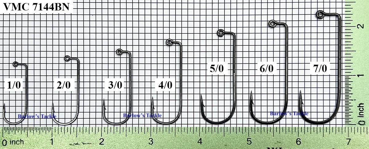 VMC Hooks VMC 7144BN Jig Hooks Sizes 1/0-7/0