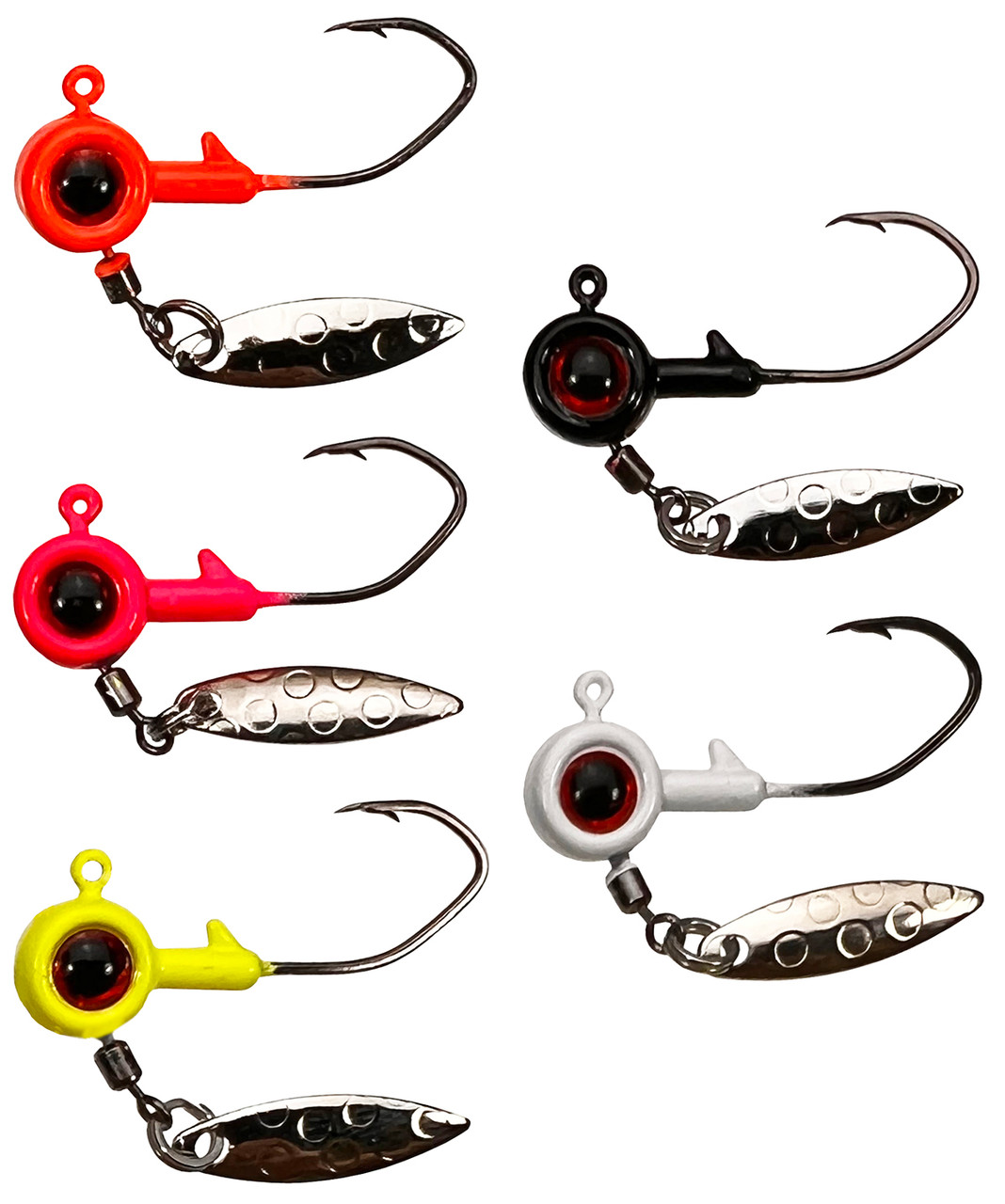 Barlows Barlow's Bladed Freestyle Crappie Jig Heads 1/16 & 1/8oz.
