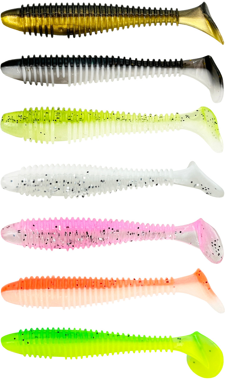 Barlows 3" Paddle Tail Ribworm