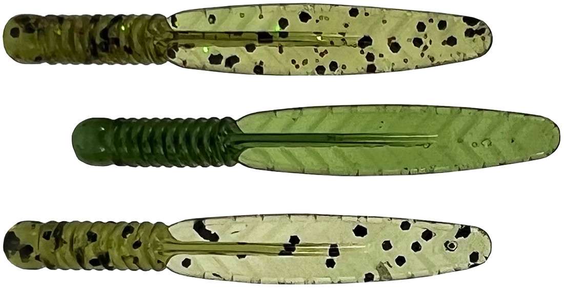 Hog Salad Bait Molds Hog Salad CNC 2" Lucky Leech Worm Molds