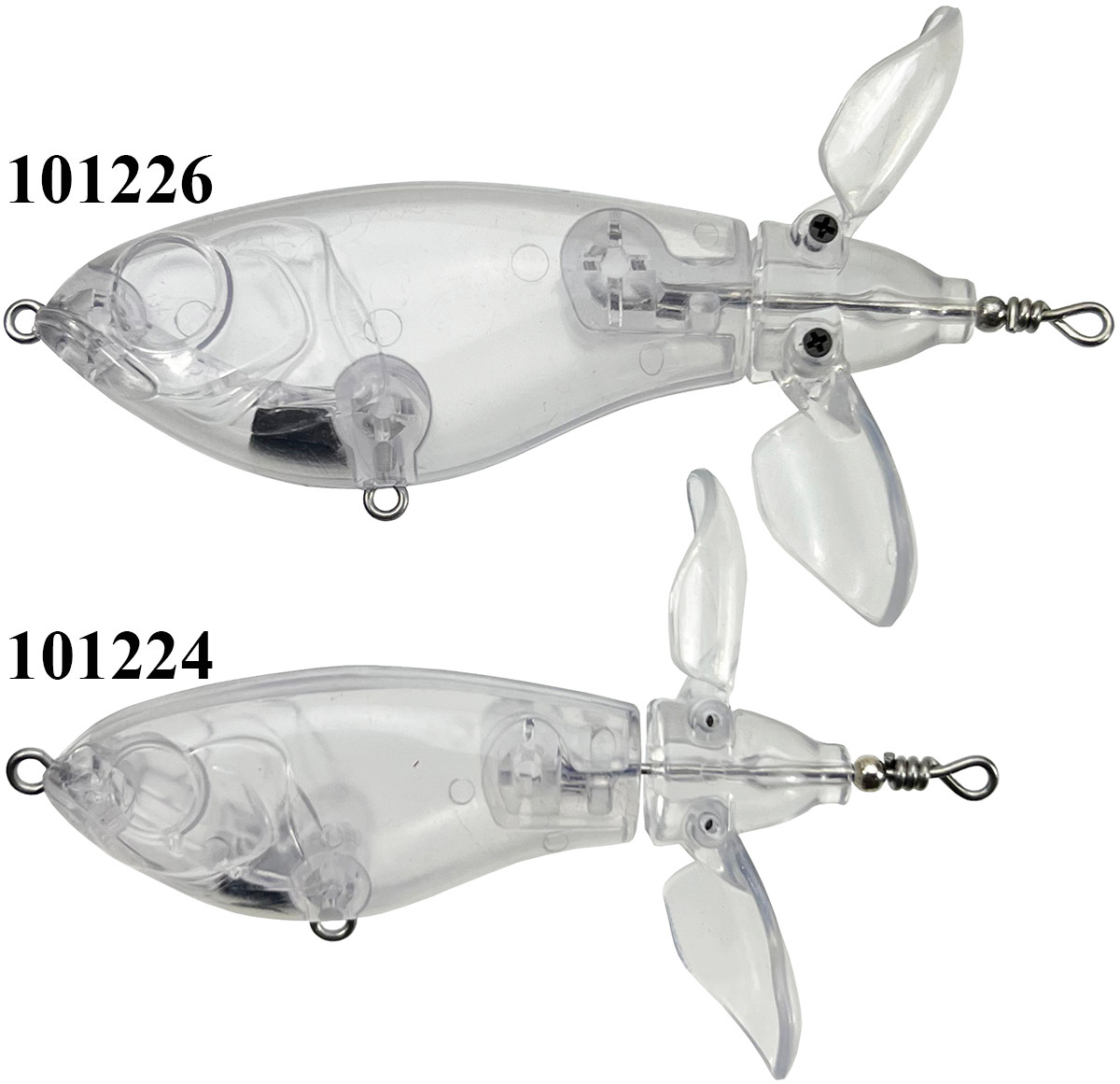  Lure Body -3.5" Topwater Splasher with Folding Propeller