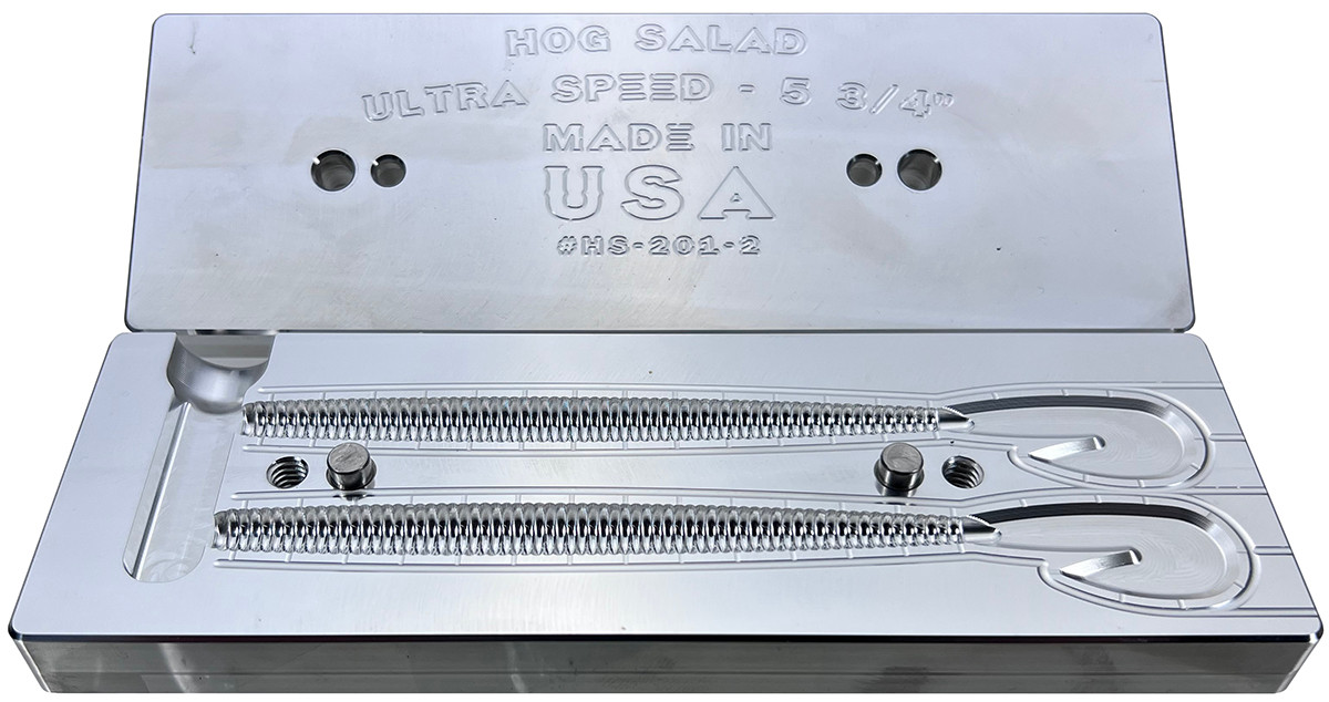 Hog Salad Bait Molds Hog Salad CNC Ultra Speed  Worm Molds