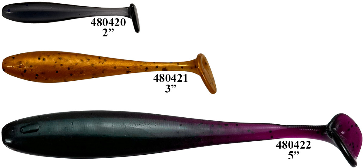Epic Bait Molds Epic Bait Slick Swim Paddle Tail Worm Molds