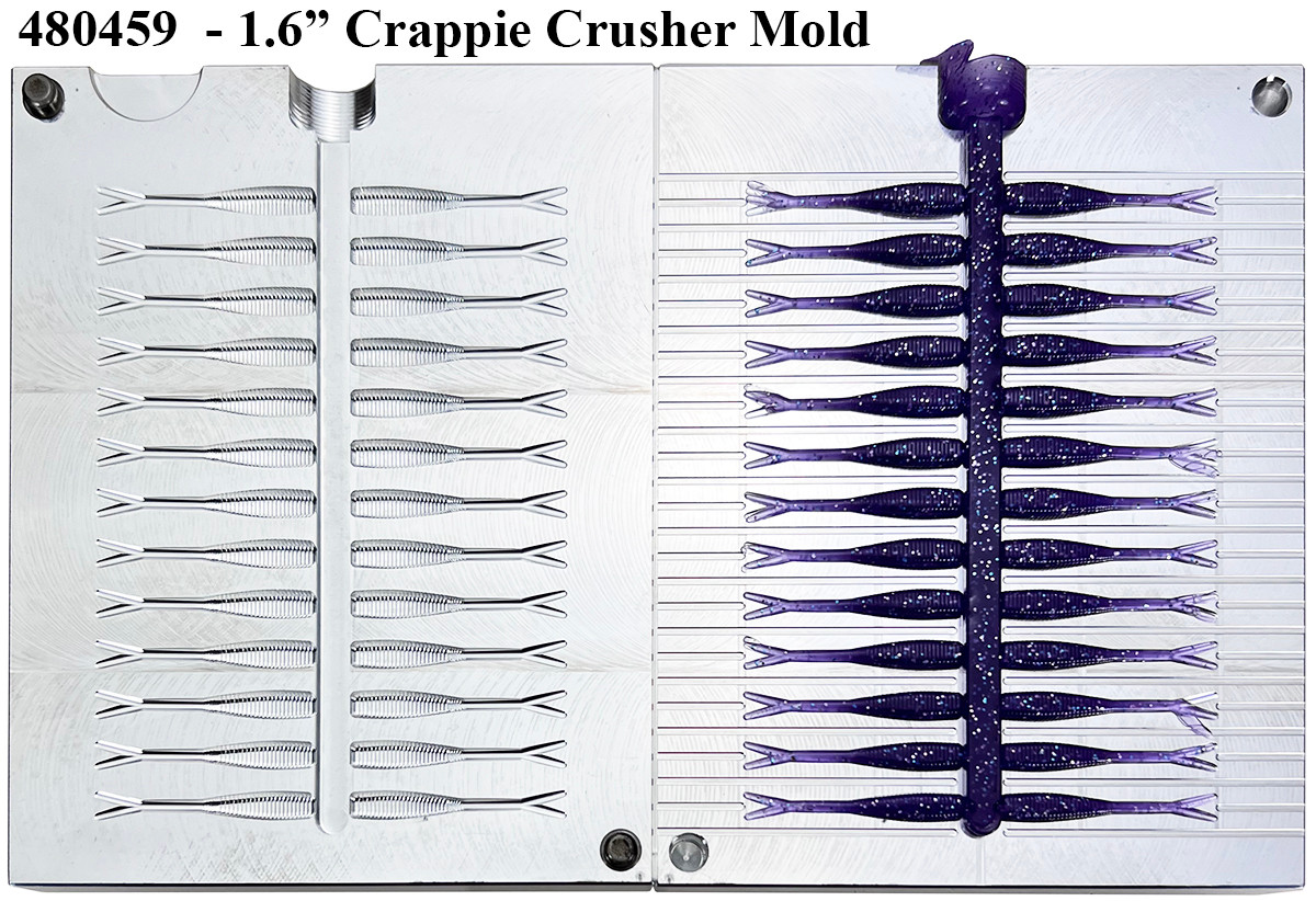 Epic Bait Molds Epic Bait Crappie Crusher Worm Mold