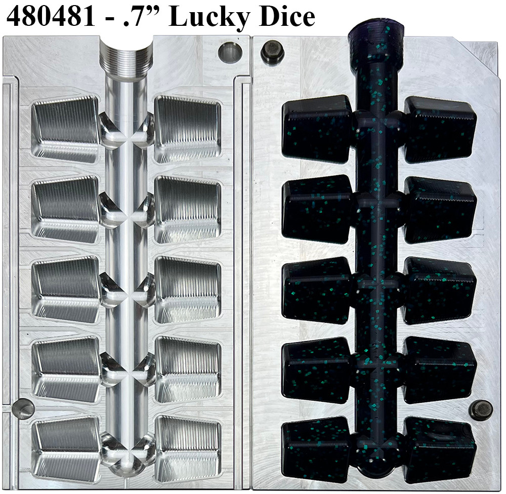 Epic Bait Molds Epic Bait Lucky Dice Worm Molds