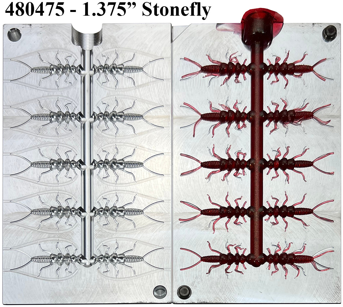 Epic Bait Molds Epic Bait 1.375" Stonefly Worm Mold